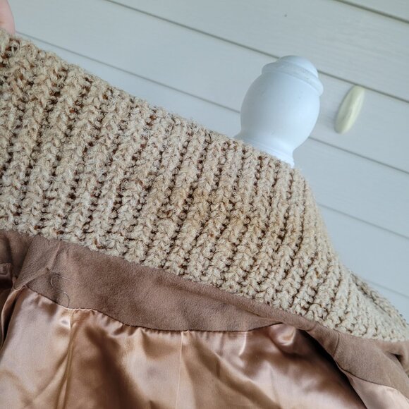 Vintage 70s/early 80s Union Made Faux suede Fall cool weather Jacket with zipper - Picture 11 of 12